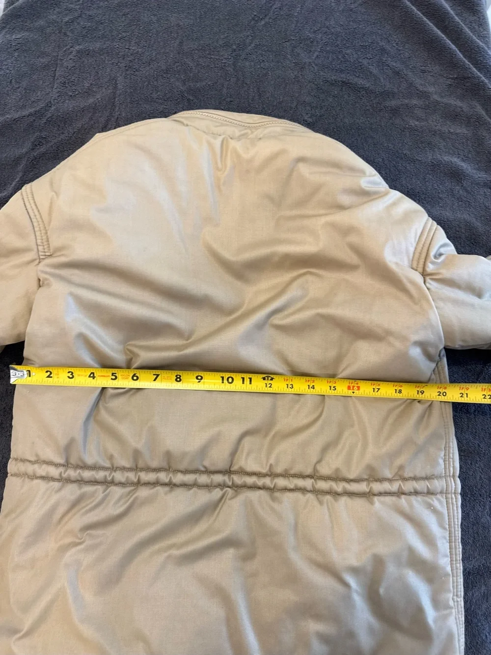 Lakeland Vintage Men's Tan Puffer Jacket - Lightweight Insulated Coat